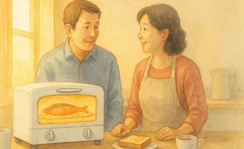 トースターで魚を焼いても部屋が臭くならない方法