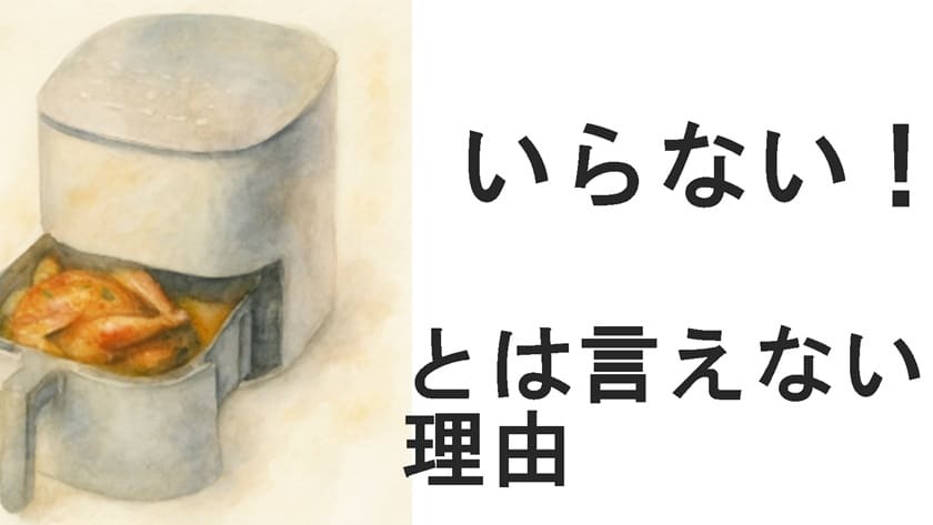 実はノンフライヤーいらないとは言えない理由