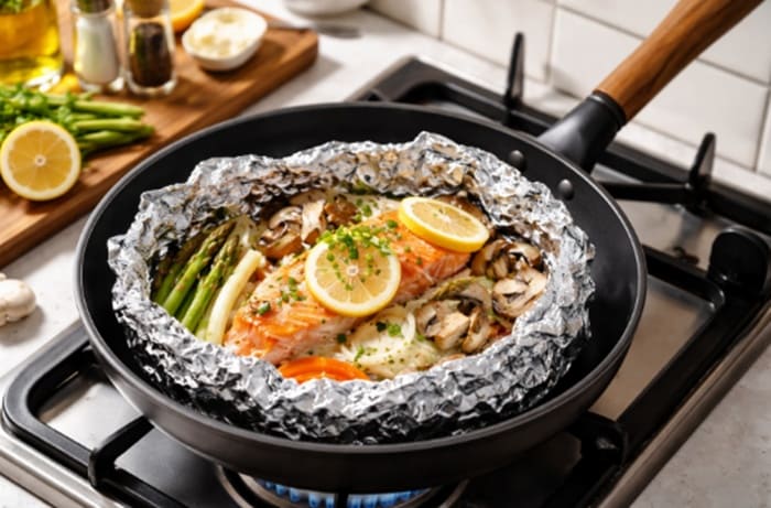 鮭のホイル焼きをフライパンでふっくら仕上げるコツ