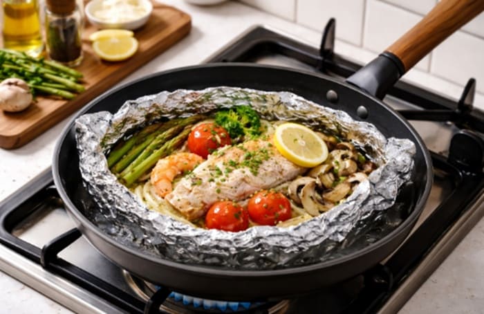 きのこのホイル焼きをフライパンで美味しく作る方法