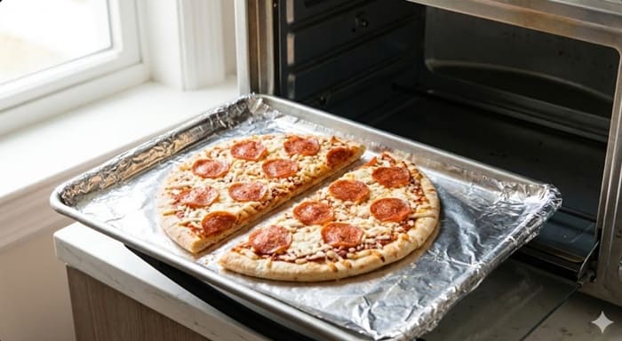 トースターでアルミホイルを使うとどうなる?とピザを焼く時のアルミホイル